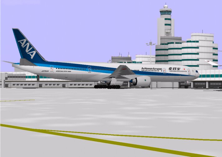 ANA B777-381 JA753A at Tokyo Intl. Airport