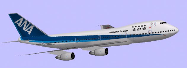 ANA B747-281B