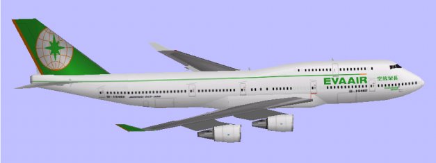 Eva Air B747-45EM Combi