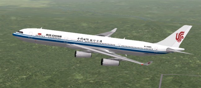 Air China A340-313 B-2386 on FS2000