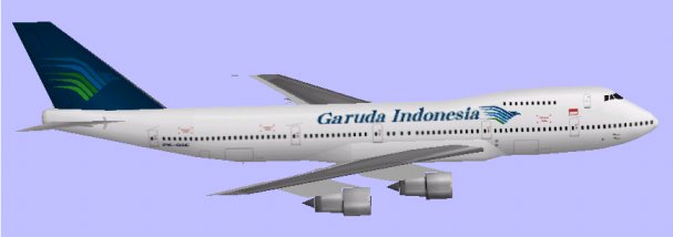 Garuda Indonesia B747-2U3B
