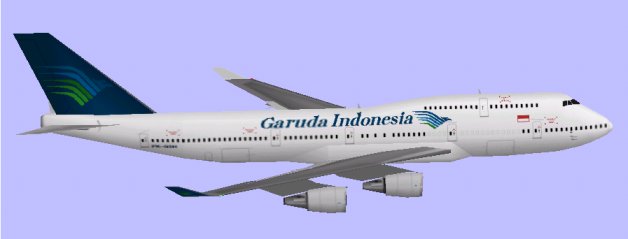 Garuda Indonesia B747-4U3