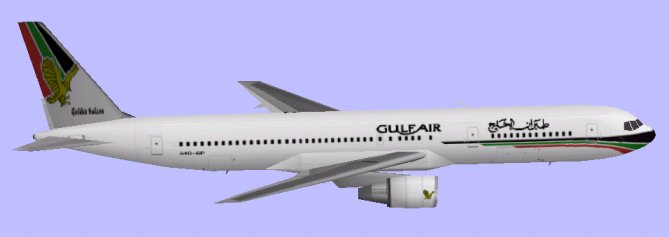 Gulf Air B767-3P6ER
