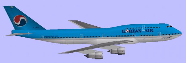 Korean Air B747-3B5