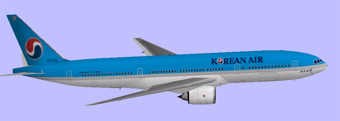 Korean Air B777-2B5