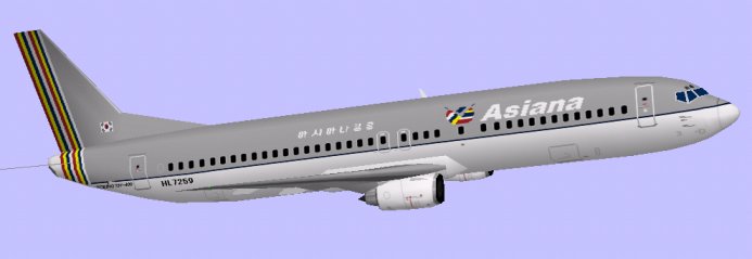 Asiana Airlines B737-4Y0