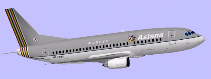 Asiana Airlines B737-58E