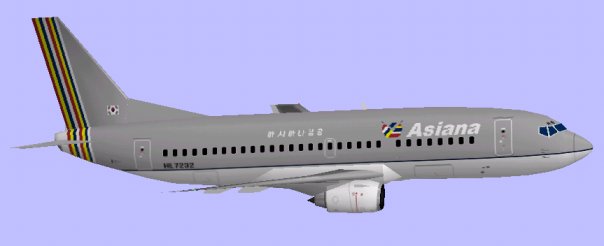 Asiana Airlines B737-58E New Color