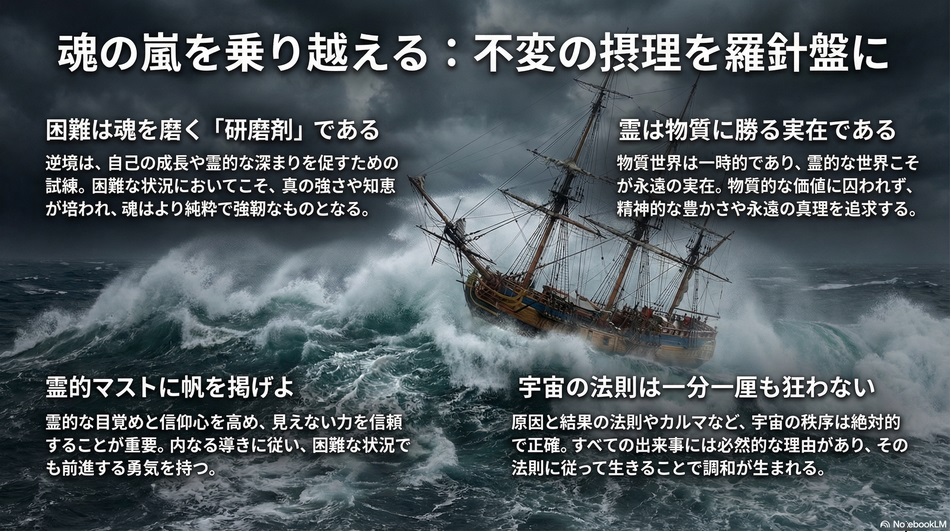 荒海を航海する船2