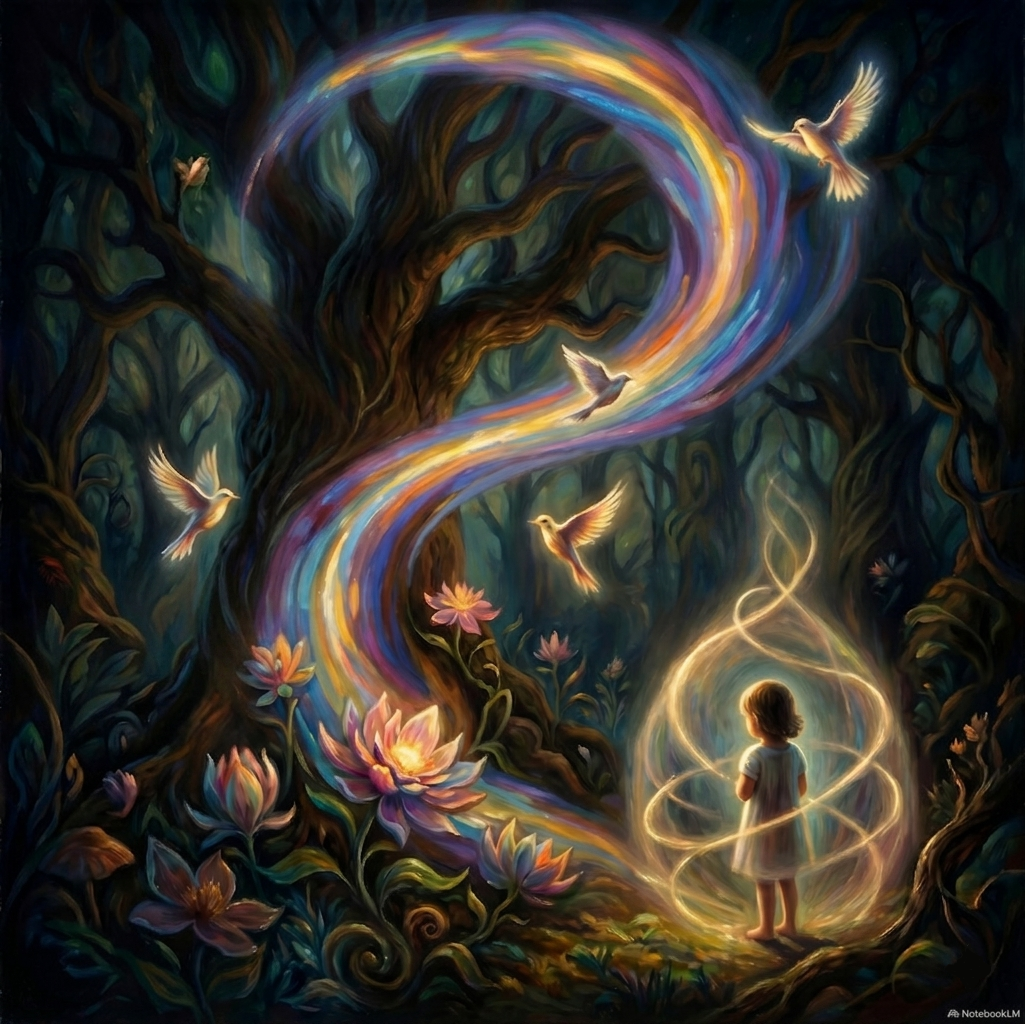 精霊の脈動：生命を育む光の連鎖