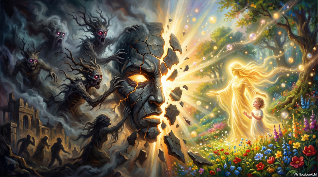 乖離：迷信の影と真理の光