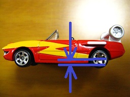 オープンカーでもサイドシルは上下に分厚くない