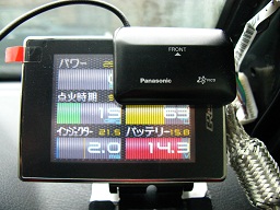 GPSアンテナをモニタ本体にくっつけてみる！