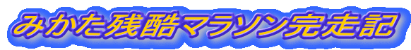 みかた残酷マラソン完走記