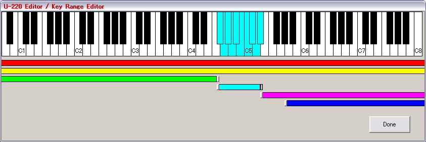 Roland U-220 パラメーター編集プログラム