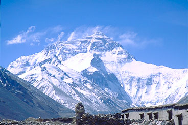 Mt.Everest (Qomolangma) from Tibet
