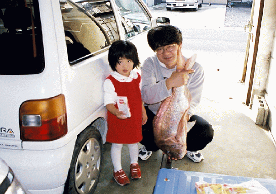 お決まりの記念写真