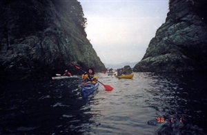 和歌浦初漕ぎ　シーカヤッキング