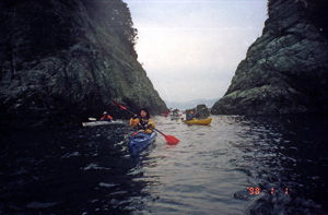 和歌浦初漕ぎ　シーカヤッキング