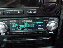 カロッエリア DEH-P919 イコライザー調整画面