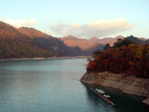 川俣湖の眺め