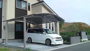 車庫まわりエクステリア施工例