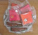 特製食パンに挟まれたあんと年魚どらやき