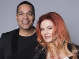 Jimmie Wilson (left), Valentina Monetta (right)