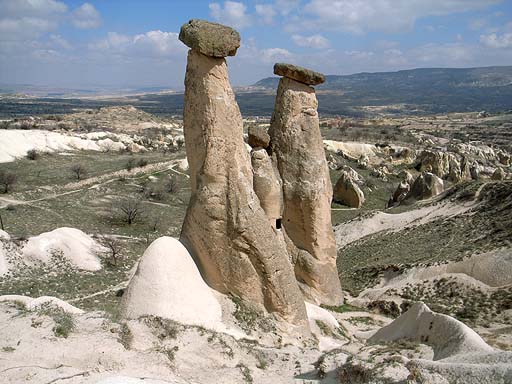 Mushroom Rocks in Kappdocia