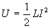 U=1/2LI^2