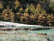 ̉t@Yellow leaves in Huanglong