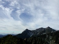 䍂AƋ@the Hotaka Mountains and the sky