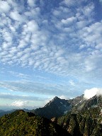 䍂AƋ@the Hotaka Mountains and the sky