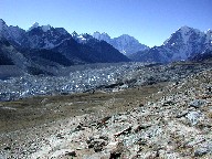 N[uX́@Khumbu glacier