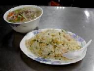 ˂u Beaf noodle and Fried rice