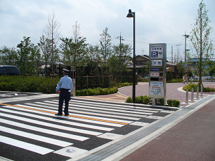 スカイパーク北駐車場入り口