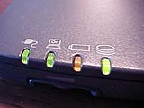 4つのLEDが光る