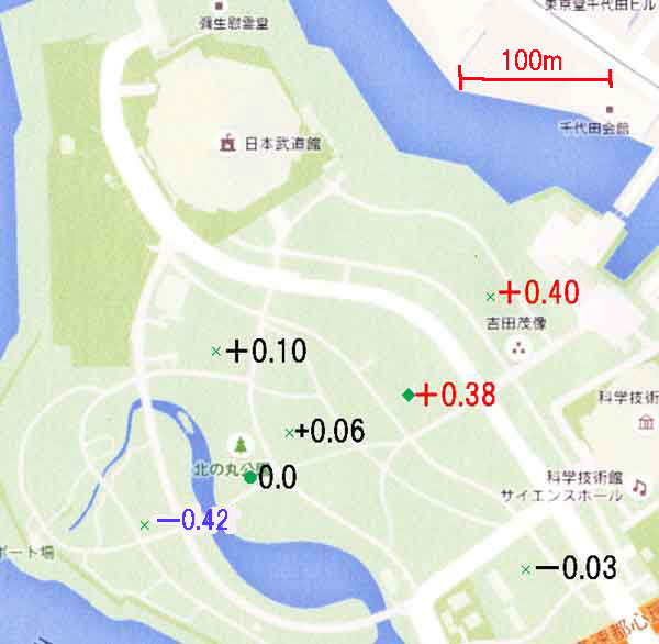 6月13日気温分布