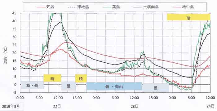 3月22～24日の変化