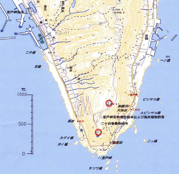 室戸岬地図