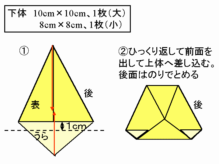 ふくろうの折り方