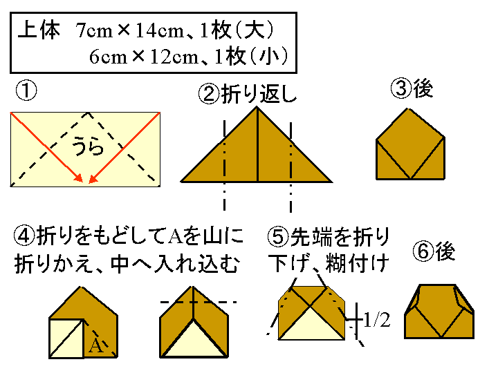 ふくろうの折り方