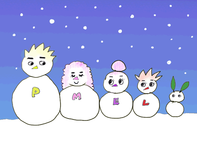 雪だるま・・・・・・