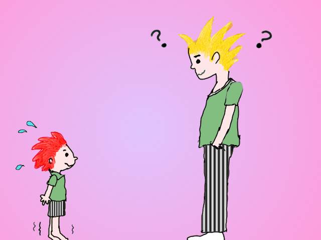 「おおきくなった〜?」
