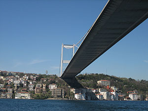 メフメット大橋(向こう側がアジアサイド)
