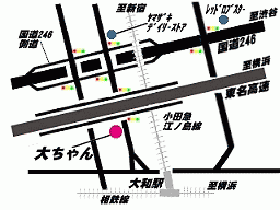 �傿���܂ł̓��H�n�}