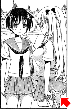 咲 saki 原村 和 ミニ色紙 小林立 ヤングガンガン