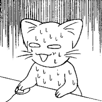 フリーズにゃんこ