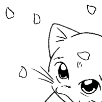 さくらちるにゃんこ