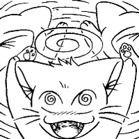 めまわしにゃんこ